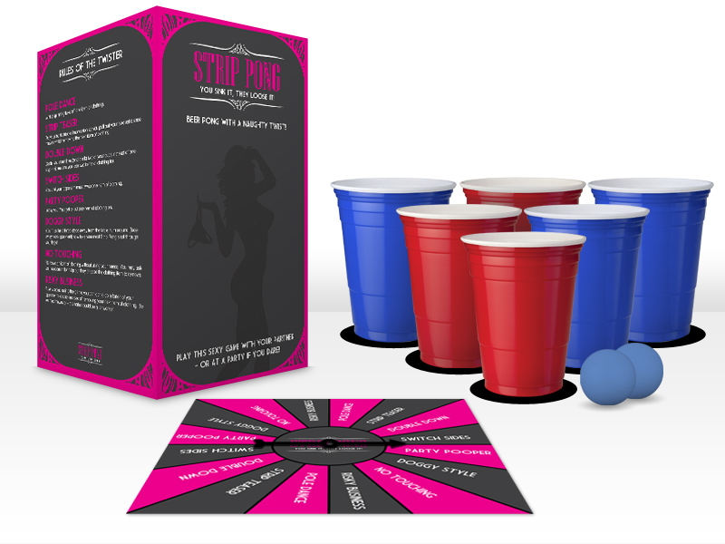 Strip beer pong